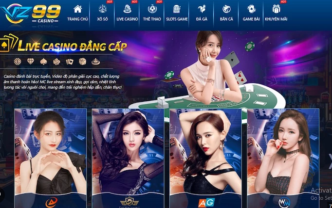 Sảnh Casino Vz99